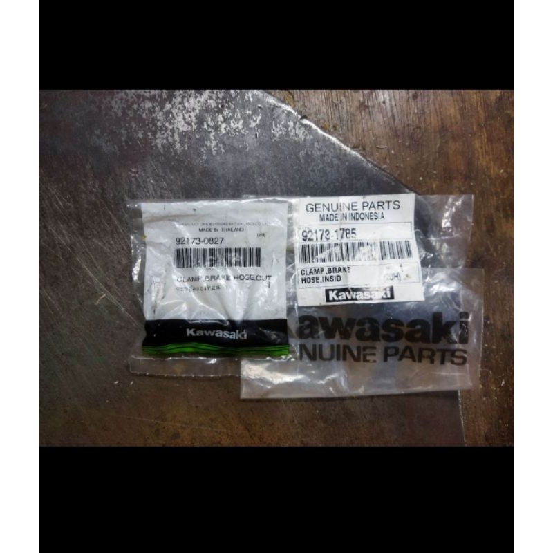 klem selang rem depan klx breket selang rem depan klx D-Tracker original