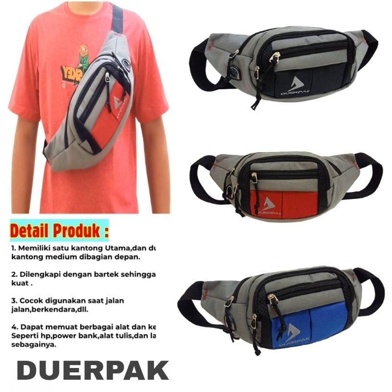 TAS pinggang pria original