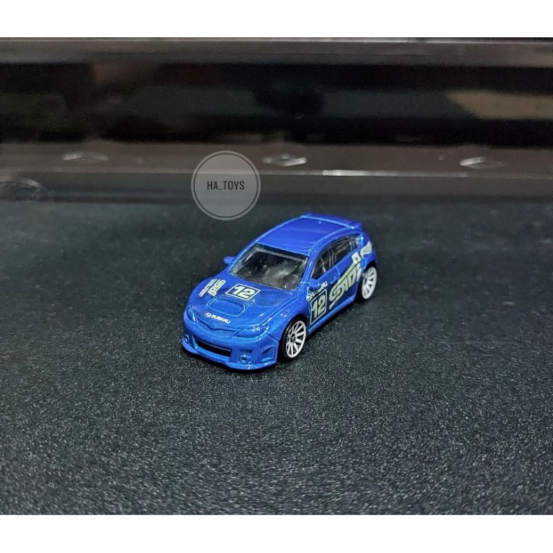 Diecast Loose Hot Wheels Subaru WRX STI Biru