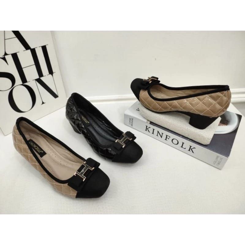 Pantofel wanita hak 5cm 3B5672-12 Simoncelli
