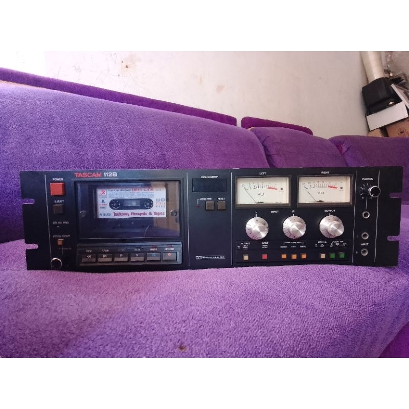 TASCAM 112B / Stereo Cassette Deck / Tape Recording / Pemutar Kaset Pita