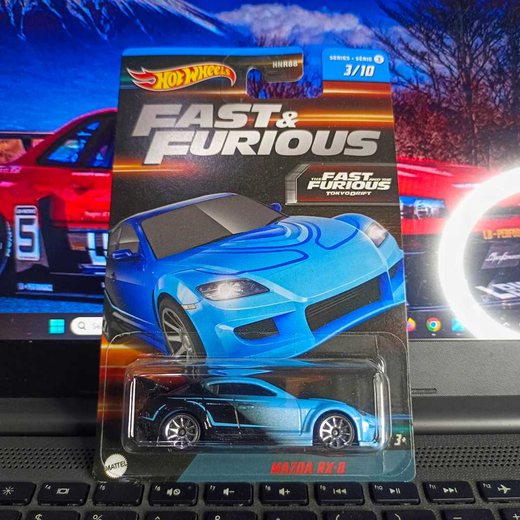 HOTWHEELS MAZDA RX-8 FAST AND FURIOUS DIECAST