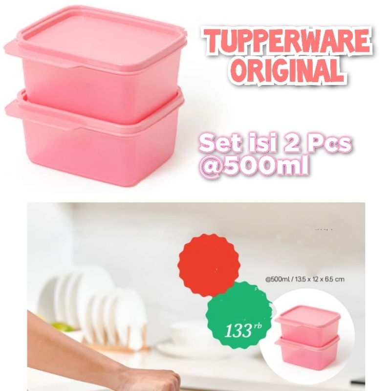 Tupperware Murah Kotak Bekal Makanan Lunch Box Bowl Kotak Makan Bento