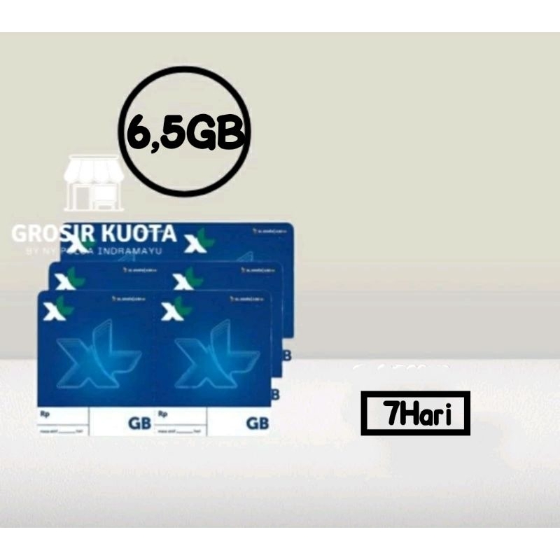 Voucher XL 6,5GB 7Hari Ori