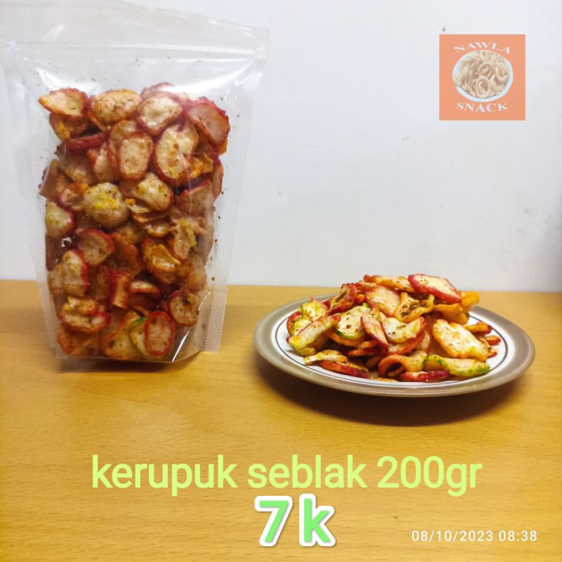 

KERUPUK/KRUPUK SEBLAK 200gram