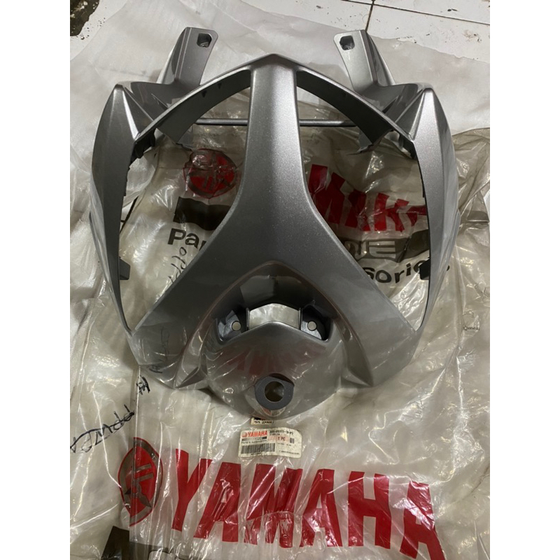 tameng depan nouvo z Silver perak ori 2007 cover depan