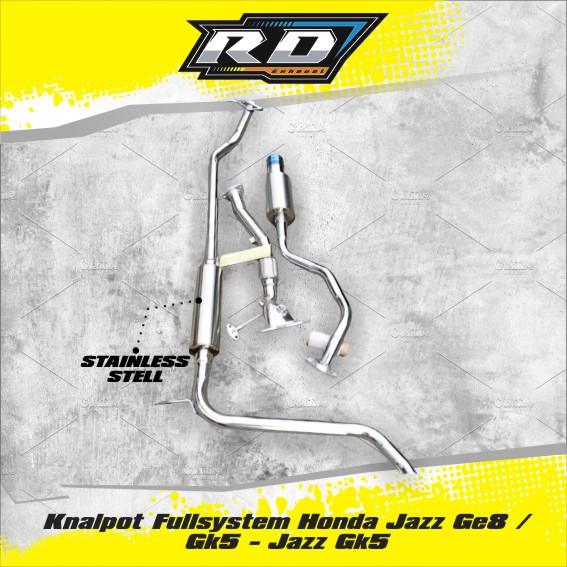 Knalpot Fullsystem Honda Jazz Ge8 / Gk5 - Jazz Gk5