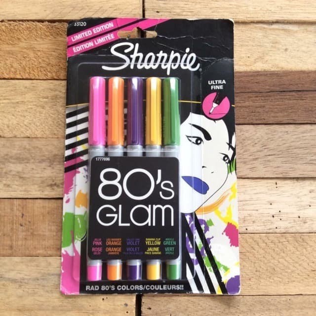 

Sharpie Ultra FIne Point 80's GLAM Set Isi 5