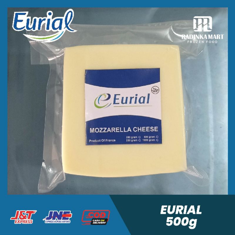 

Eurial Mozarella Cheese 500gr - Keju Mozarella Eurial exp terbaru