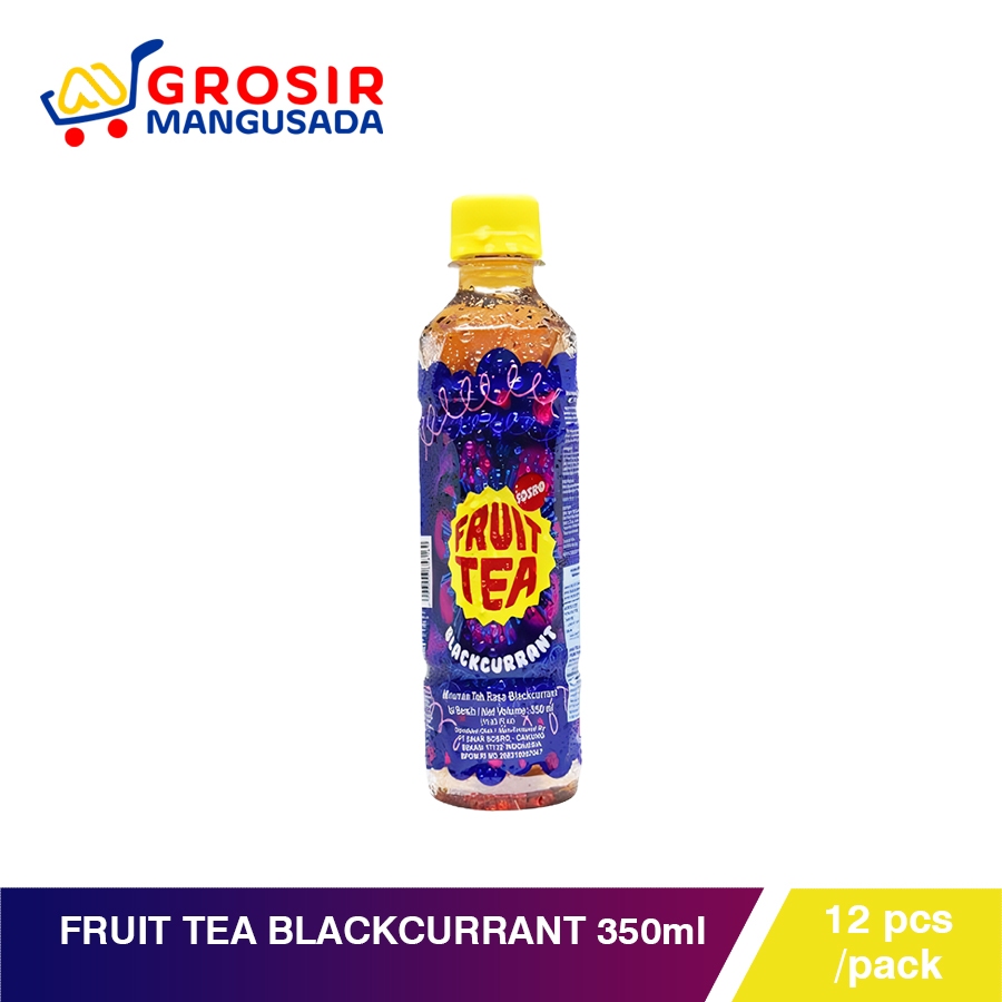 

Fruit Tea Blackcurrant 350ml Grosir Minuman Teh isi 12pcs