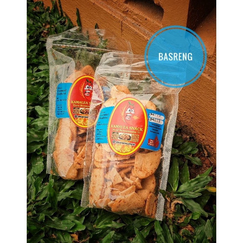 

Basreng Karamel Seafood Pedas 200gram