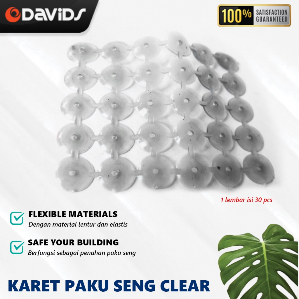 Ring karet paku payung asbes bening