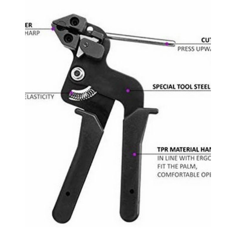 Zip Tie Tension Tool ,Cable Tie Gun For Stainless Steel Cable Ties