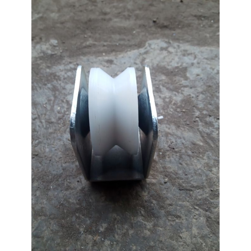 Roda nilon pagar 6cm siku