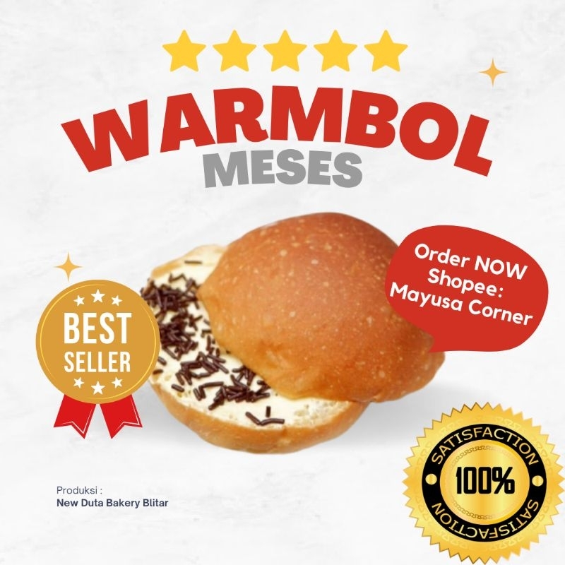 

(ISI 8pc) WARMBOL MESES VIRAL ASLI by New Duta Bakery Blitar