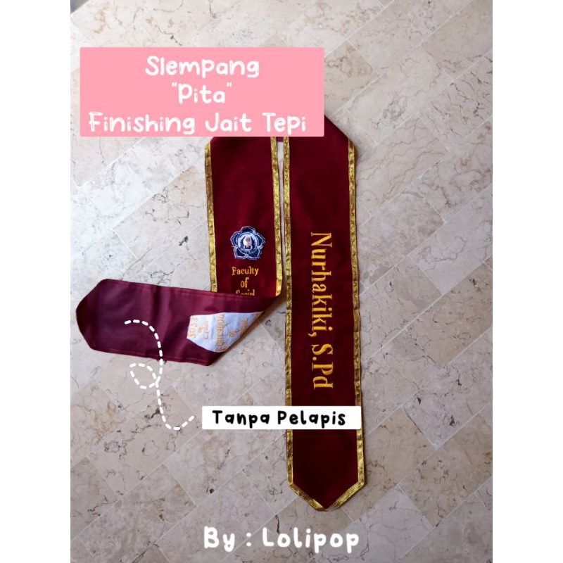 SLEMPANG LEHER WISUDA PITA