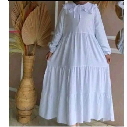 GAMIS MIDI WAYANG ALISHA LD 115 PJ 130CM BAHAN RAYON KATUN TEBAL PREMIUM ADEM MURAH GROSIR