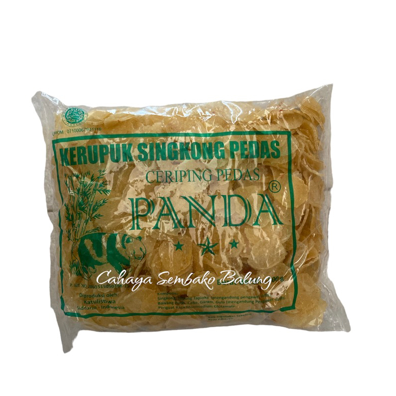 

Kerupuk Singkong Pedas / Ceriping Pedas Panda