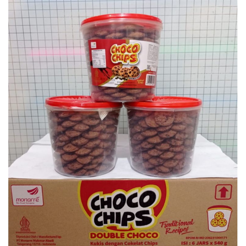 

1 Toples Kue ChocoChips berat 540gram