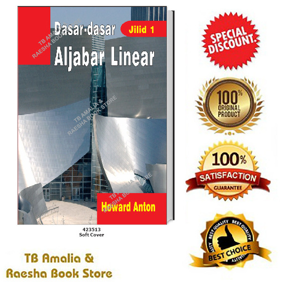Buku Dasar Dasar Aljabar Linear Jilid 1  - Howard Anton