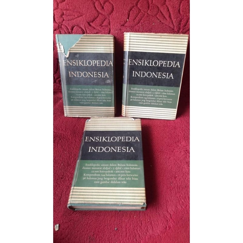 ENSIKLOPEDIA INDONESIA  W VAN HOEVE VOL 1 2 3
