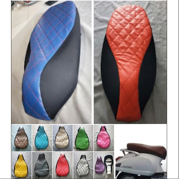 Kulit jok motor listrik uwinfly T3 model wajit / sarung jok molis exotic BF U7 GODA 220 motif wajit 