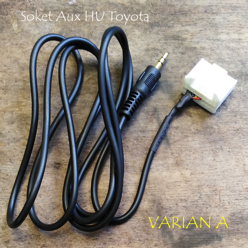Kabel Aux Toyota Kabel Aux Male to Soket 20 Pin Head Unit Bawaan Toyota Rush/ Daihatsu Terios 2011-2