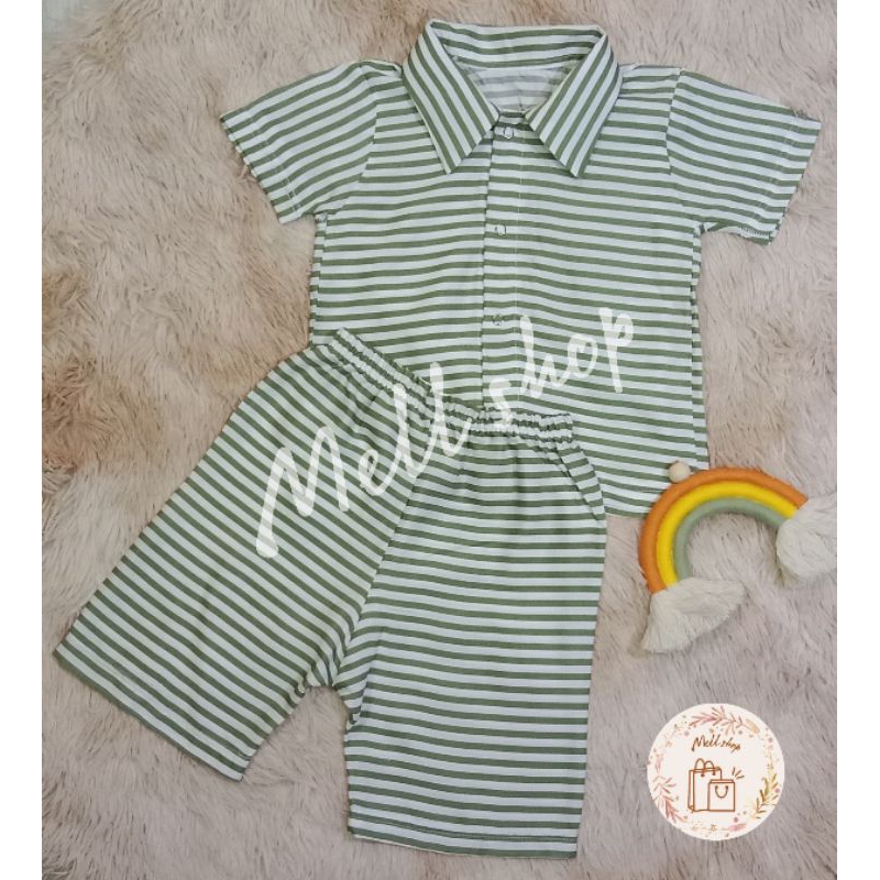 Baju setelan anak One set / pakaian anak/Baju one set katun rayon viscose/Baju anak one set laki-lak