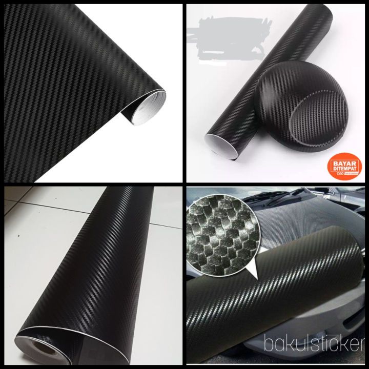 Stiker Carbon Skotlet Karbon 6D Sticker Karbon Kevlar Motor Mobil