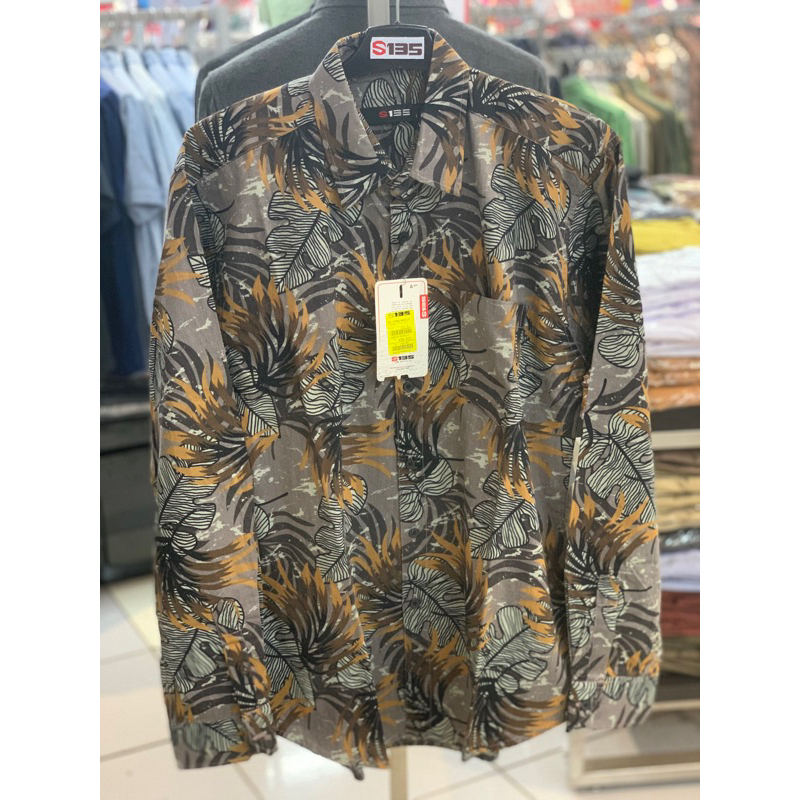 kemeja printing pria S135
