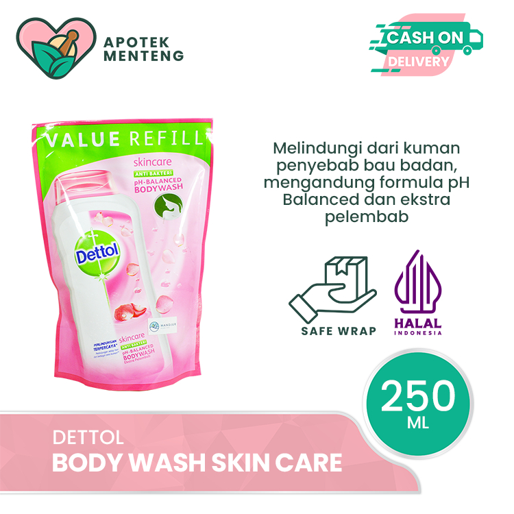 Sabun Mandi Cair Dettol - Skin Care (250 ML)