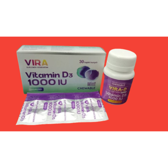 VIRA VITAMIN D3 1000 IU / VIRA D3 1000 IU / VIRA D 1000 IU