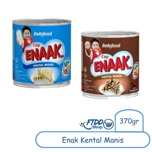 

Susu Kental Manis Cap Enak 370gr Putih / Coklat