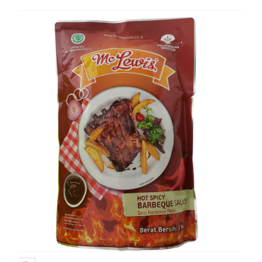 MC LEWIS SAUS BBQ HOT SPICY