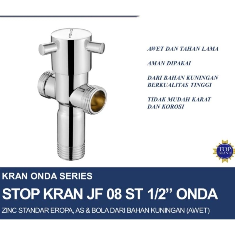 Stop Kran tee ONDA /Tee closet/Shower Onda 1/2