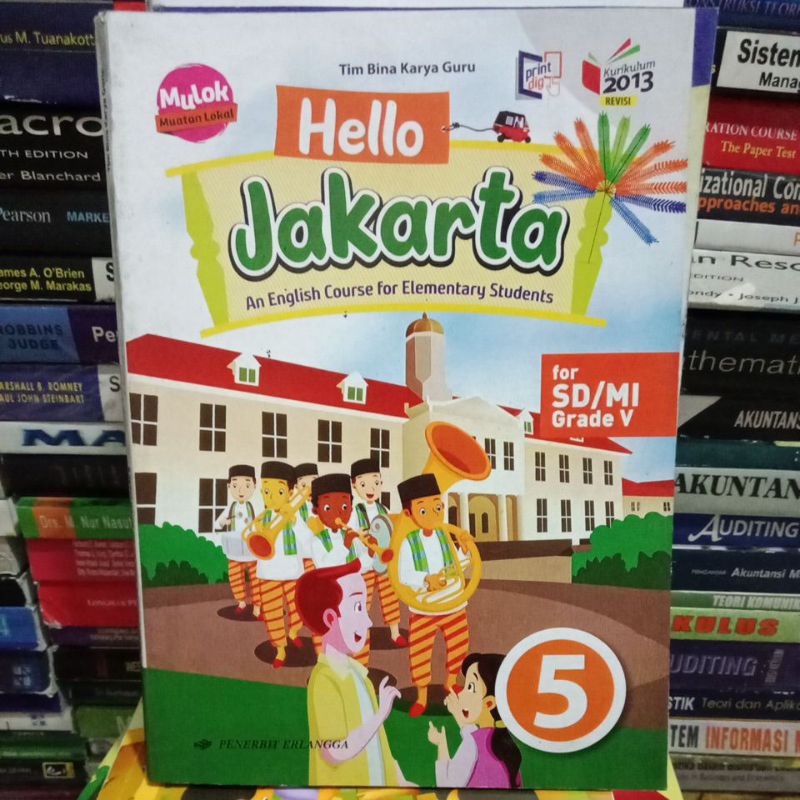 Hello Jakarta kurikulum 2013 for SD/MI Grade v kelas 5