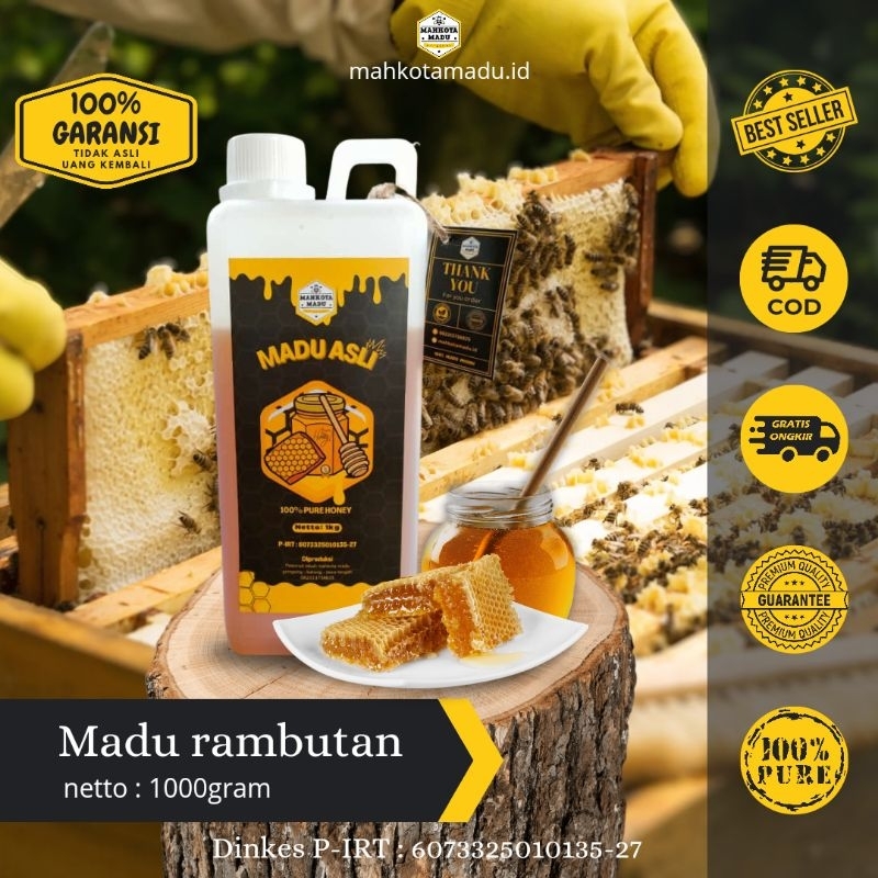 

MADU 100% MURNI NEKTAR RAMBUTAN 1KG
