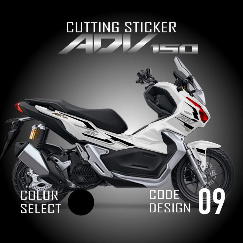 Cutting Sticker Honda ADV 150 minimalis stiker honda ADV 150 timbul