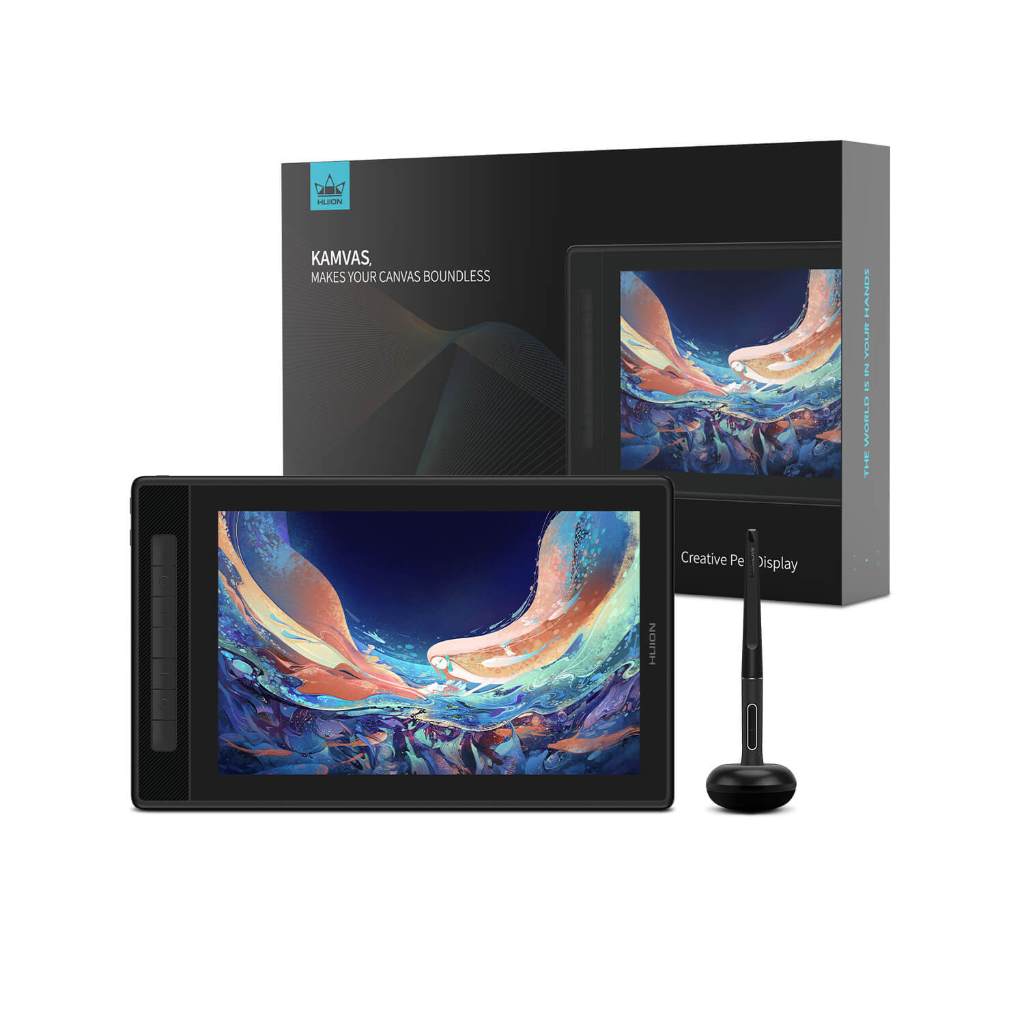 HUION Kamvas Pro 13 2.5K QHD Graphics Monitor Drawing Tablet Resmi 1thn