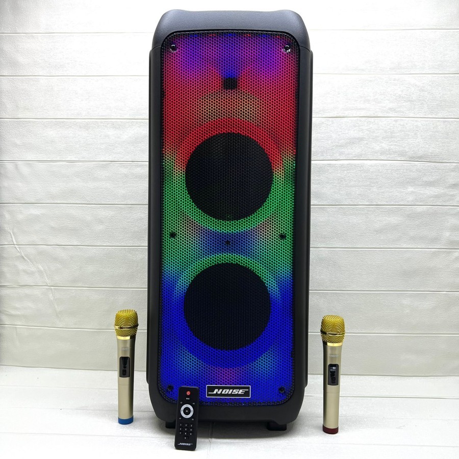 Speaker Portable Noise 899 S HIVE 10ins Double 10x2 Bluetot 2MicHandle