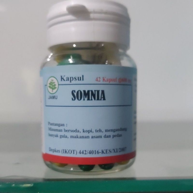 Somnia | Obat Susah Tidur Alami | Obat Herbal Susah Tidur