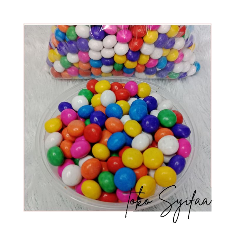 

[SNACK] Bola Coklat Warna Warni 250gr, 500gr / Biskuit Bola Coklat 500gr