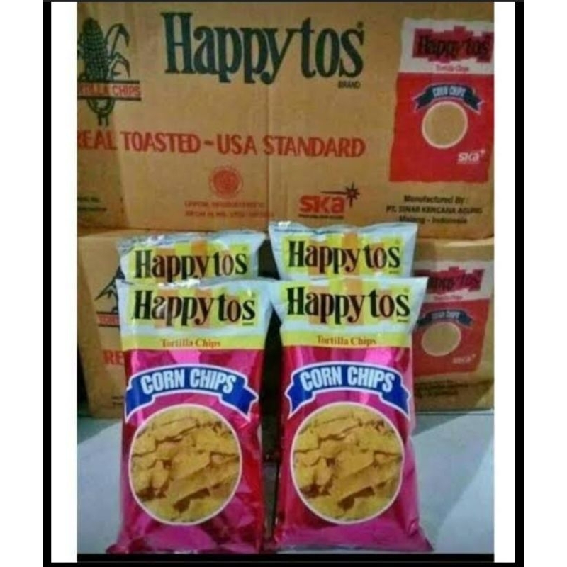 

Happy tos tortilla chips merah 160gr