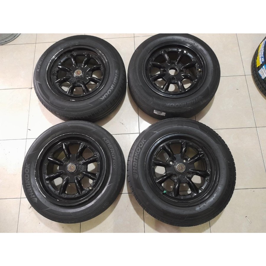 VELG MOBIL BEKAS RING15 DY WHEEL LEBAR 7 H4X114 ET35 BAN 195 65 R15 XENIA KIJANG CARRY