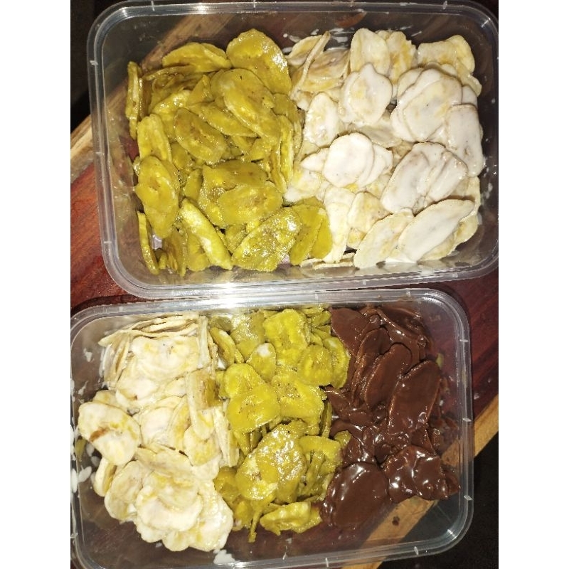 

Kripik pisang coklat lumer