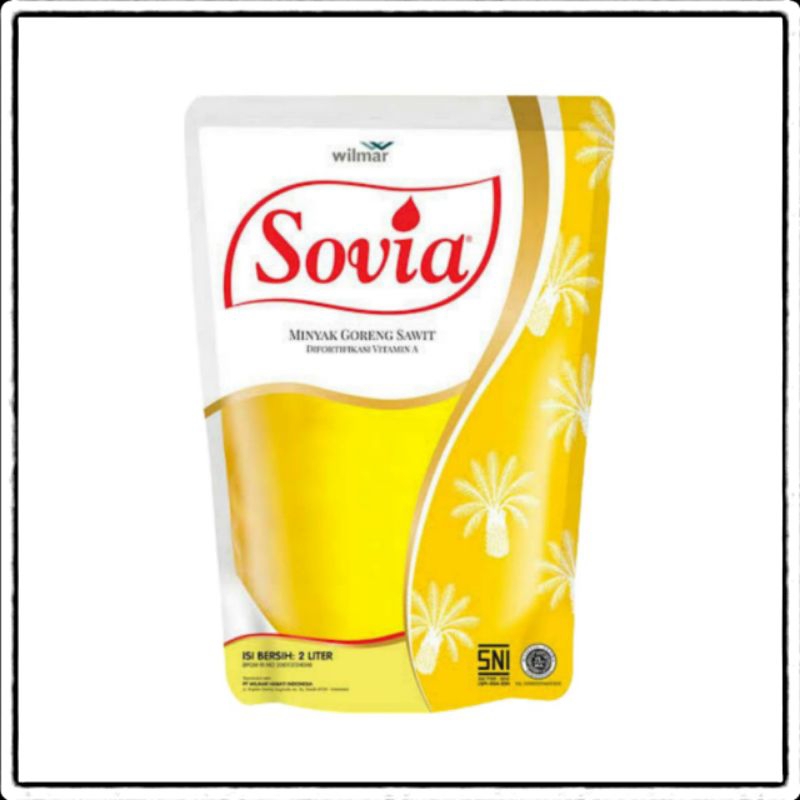

Minyak Goreng Sovia Kemasan Pouch Refill 2 Liter