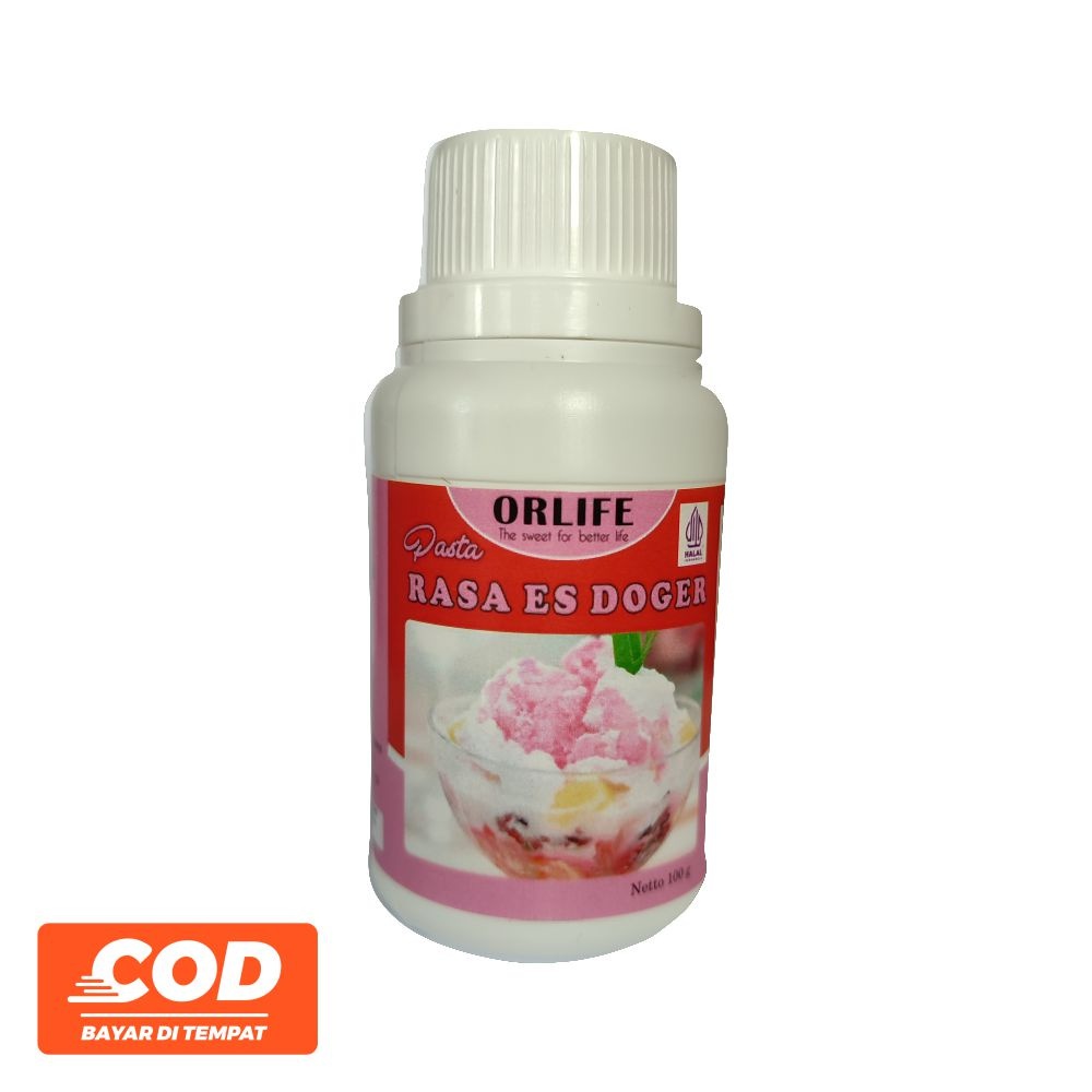 

READY COD AKTIF Perisa Pasta Minuman Rasa Es Doger 100 Gram Orlife