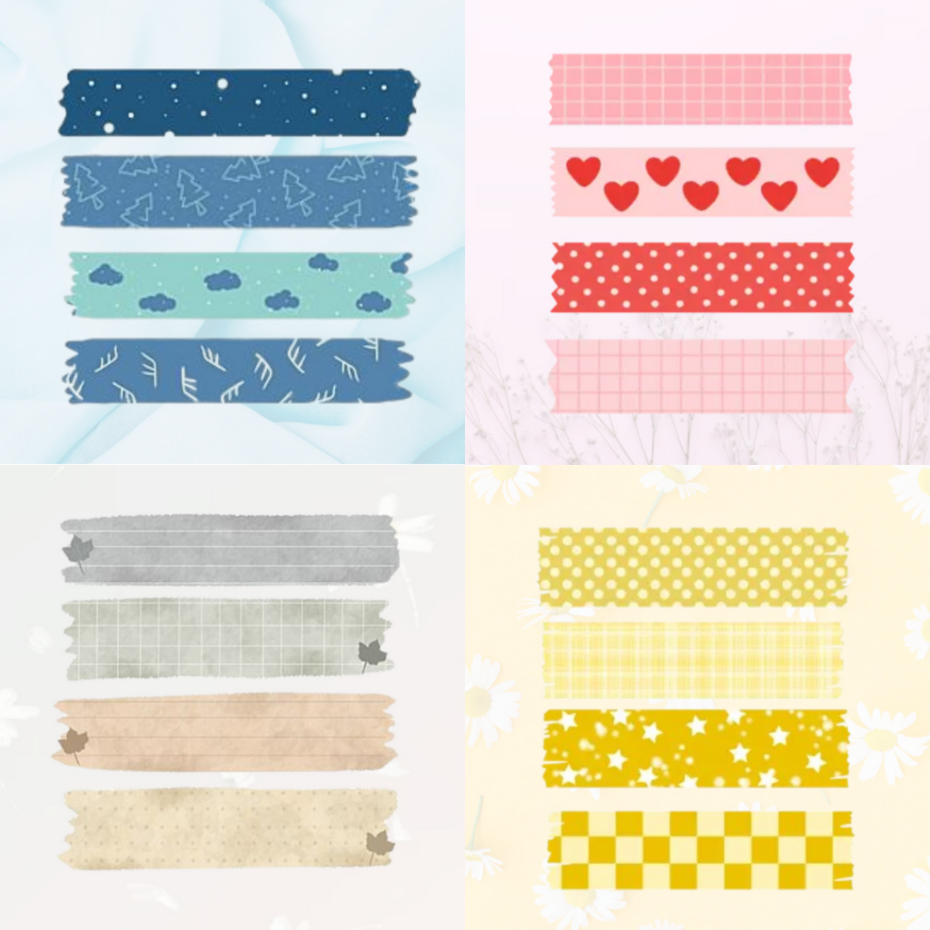 

Sticker Aesthetic WASHI TAPE PASTEL Decor Scrapbook DIY