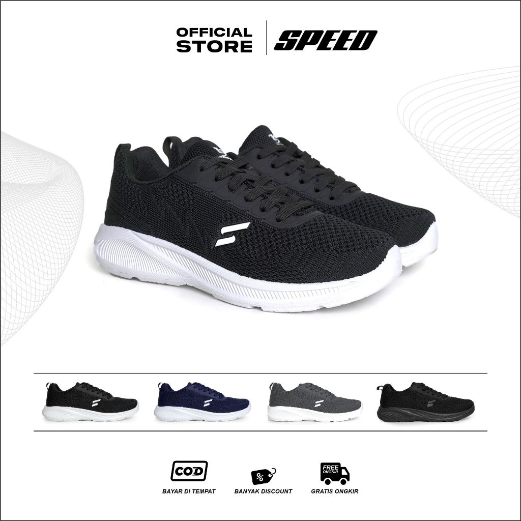speed Phoenix Series - Sepatu Sneakers Casual Pria sepatu pria rajut 38-43