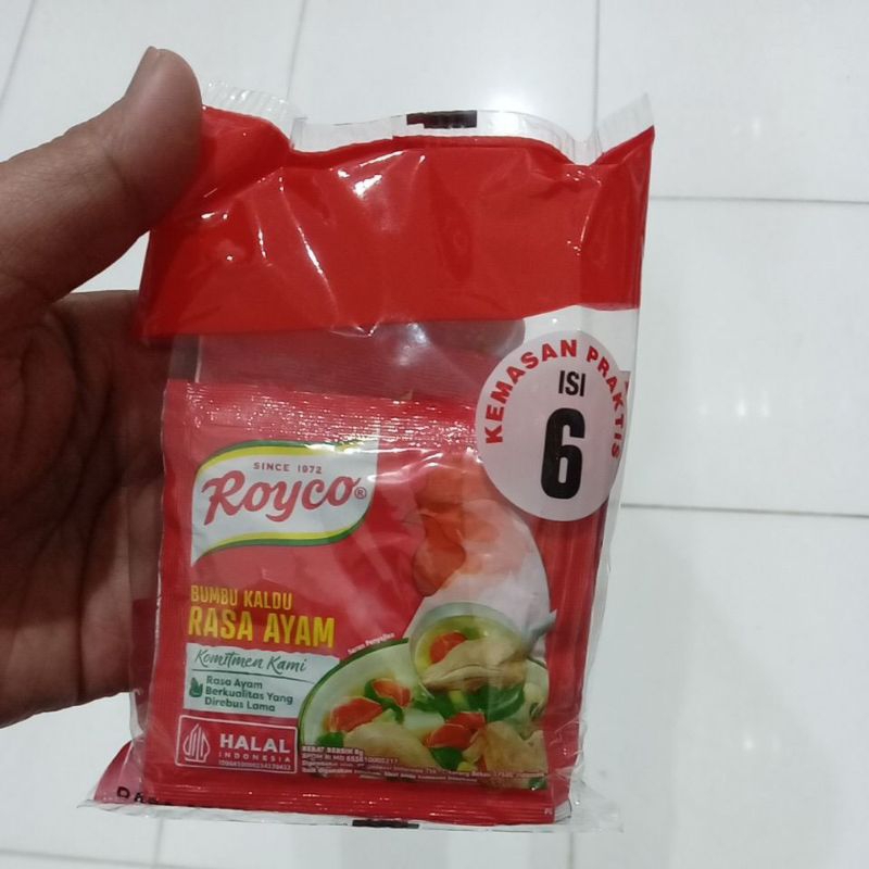 

Mahbubah - Royco 8g Bumbu Kaldu Rasa Ayam Isi 6 Saset